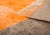 A vivid rectangle of color, streaked with movement. A bold panel of vibrant orange anchors this piece off-center against a...