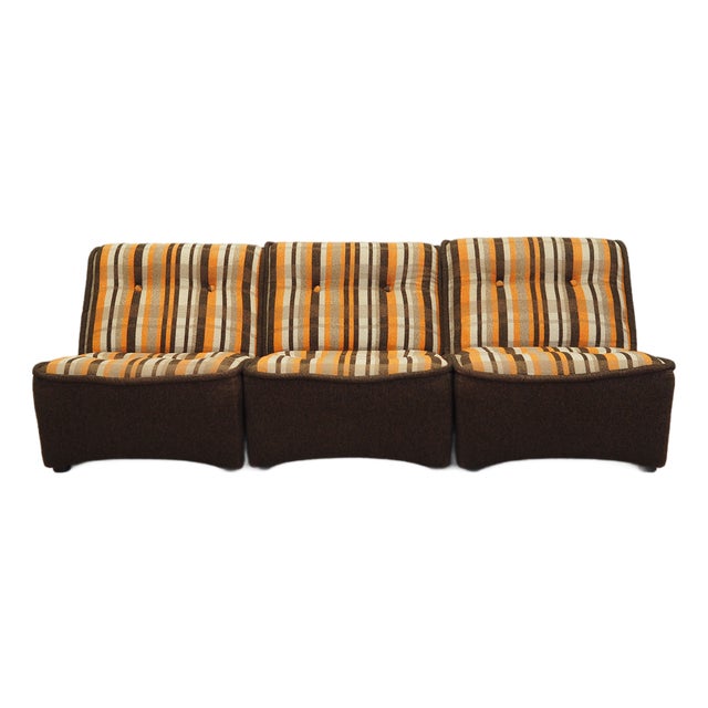 Italian Modular Sofa, Italy, 1960s, Set of 3 For Sale