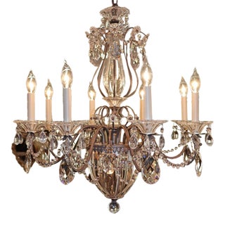 Schonbek Bagatelle 10 Light 1260-211 Crystal Chandelier 29 X 26.5 X 26.5 For Sale