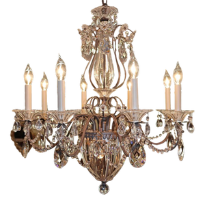 Schonbek Bagatelle 10 Light 1260-211 Crystal Chandelier 29 X 26.5 X 26.5