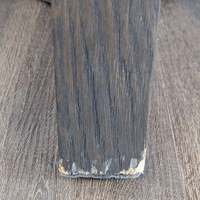 Restoration Hardware Rectangular Wood Dining Table For Sale - Image 9 of 10