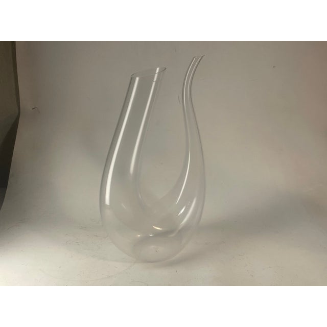 The Swan / Lyre Decanter Object: Hand-Blown Crystal Wine Decanter For Sale In Atlanta - Image 6 of 10