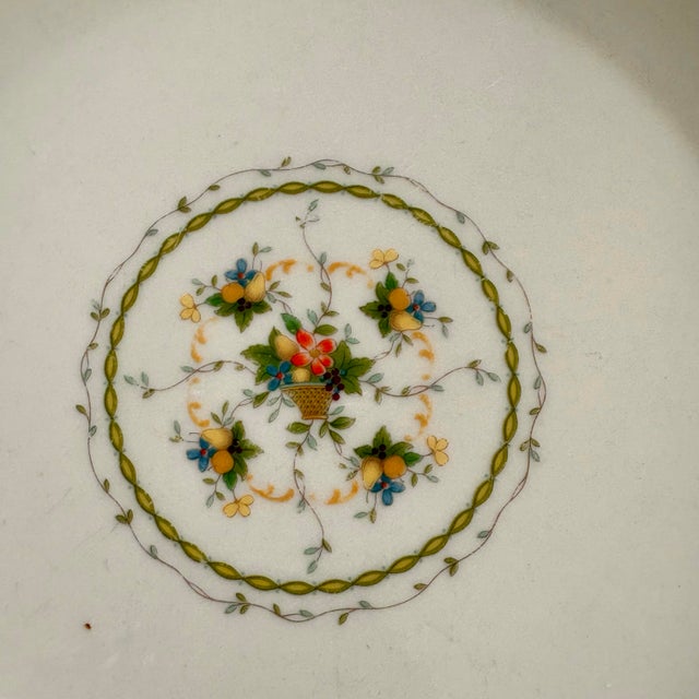 1970s Vintage Noritake “Normandy” Dinner Plate – Floral Porcelain With Gold Trim – Made in Japan For Sale - Image 5 of 8