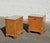 Vintage French Art Deco Nightstands in Burled Wood and Glass, 1930s, Set of 2 For Sale - Image 12 of 18