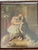 Victorian Antique Victorian “The Pet’s Toilet” Girl & Dog Framed Color Print For Sale - Image 3 of 8