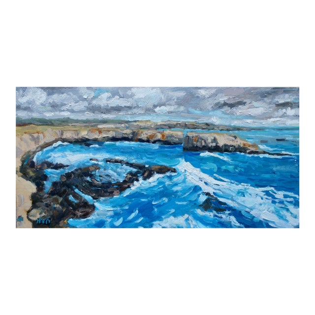 Impressionist Style Point Reyes Seashore Oil Painting For Sale