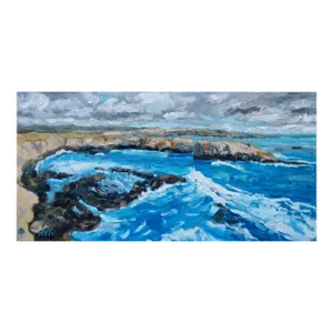 Impressionist Style Point Reyes Seashore Oil Painting