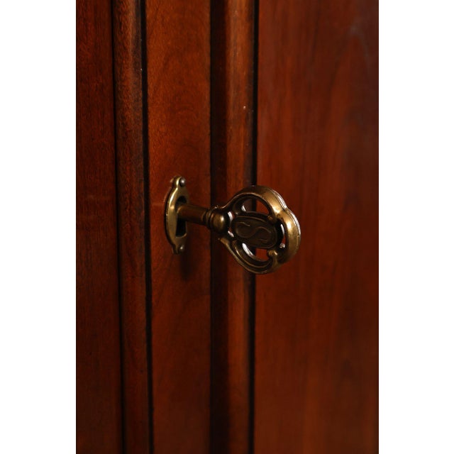 Sligh John Goddard Cherry Newport Tall Cased Grandfather Clock For Sale - Image 17 of 18