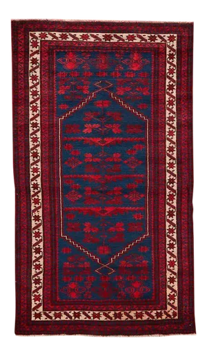 1900s Afghan Baluch Turkmen Style Rug