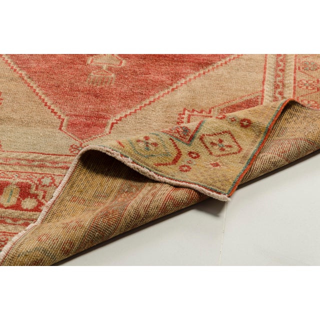 Oushak Vintage Oversize Wool Carpet For Sale - Image 4 of 8