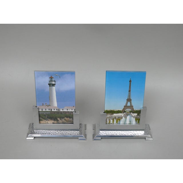 A pair of picture frames designed in the strict design language of the Bauhaus era, produced to a high quality by hand....