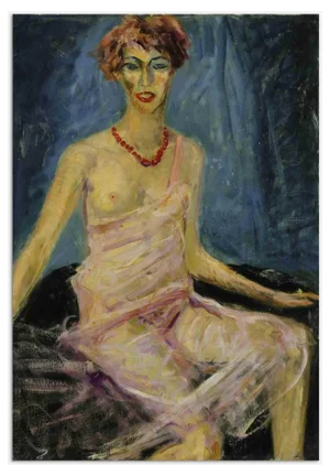 Antonio Feltrinelli, Veiled Woman, Original Painting, 1930s