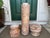 1980s Fine Pink Italian Marble 40" Neoclassical Pedestal Column Ft. Breccia-Style Veining For Sale - Image 18 of 18