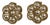 1950s Crown Trifari Pearl Cluster Clip on Earrings, Pair For Sale