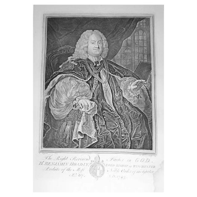 After William Hogarth, Dr, Benjamin Hoadly, Etching For Sale