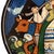 1990's Swiss Folk Art Pottery Charger - Milk Maid - Hans Schneider Steffisburg For Sale - Image 4 of 10