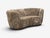 1940s Danish Cabinetmaker, Banana Sofa, Sahara Sheepskin, Beechwood, Denmark, 1940s For Sale - Image 5 of 10