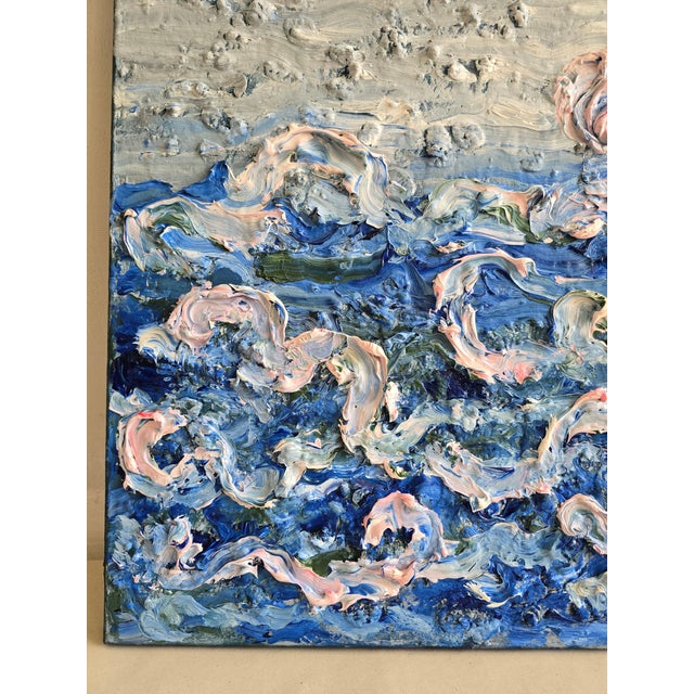 Textile Atlantic Ocean — Original Abstract Seascape by Diane Grant For Sale - Image 7 of 7
