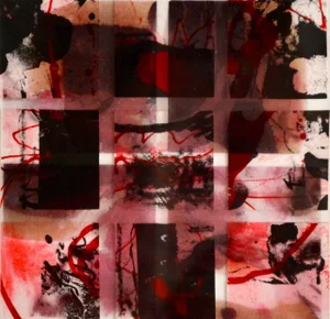 Tectonic I' Framed Mixed Media by Caro Woods