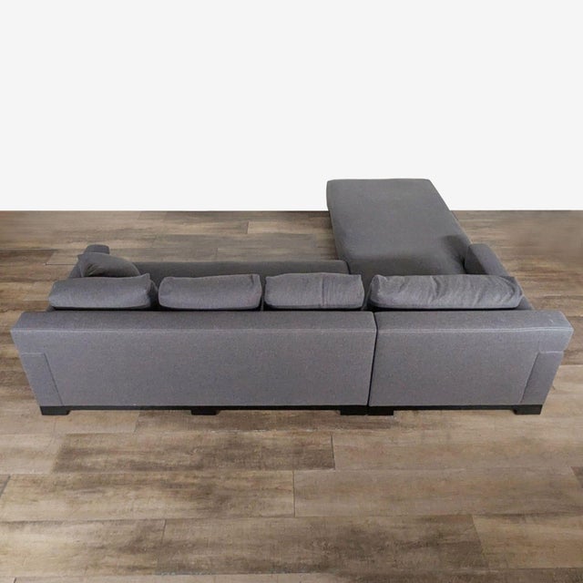 Modern L-Shaped Sofa With Chaise For Sale - Image 4 of 10