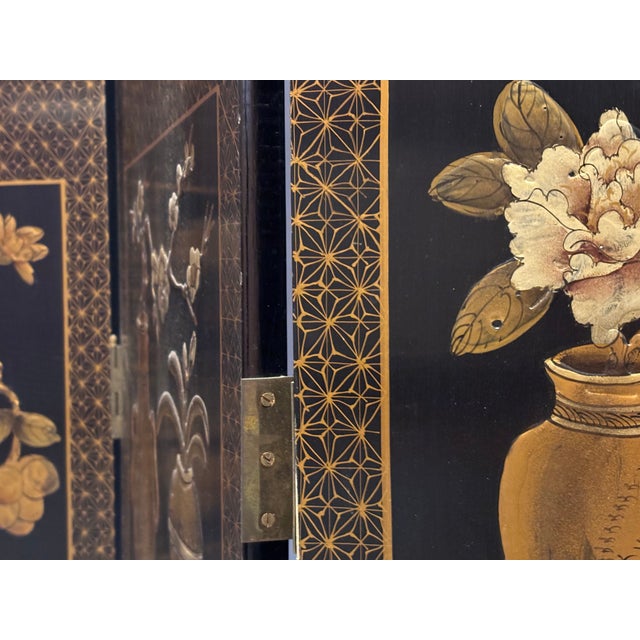 Chinoiserie Coromandel Six Panel Screen For Sale - Image 11 of 18