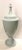 Transitional Grand Chalk Blue Glaze Ceramic Urn With Lid For Sale In Atlanta - Image 6 of 6