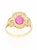 2.39 Carat Ruby Diamond 14 Karat Yellow Gold Ring, Size 7 For Sale - Image 4 of 5