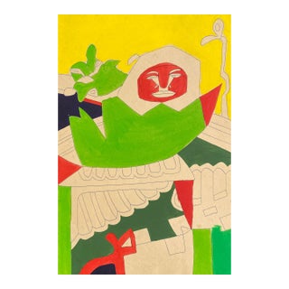 1970s Larry Connatser Modern Painting For Sale