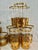 1960s Mid 20th Century Culver LTD “Antigua” 22kt Gold Barware Glasses - A Set of 16 For Sale - Image 5 of 12