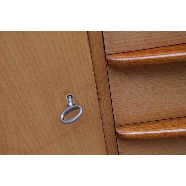 Vintage Two-Tone Chest of Drawers in Walnut, 1955 For Sale - Image 11 of 13