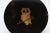 The Couroc Company Mid-Century Couroc Black Resin Inlaid "Owl" Plate For Sale - Image 4 of 9