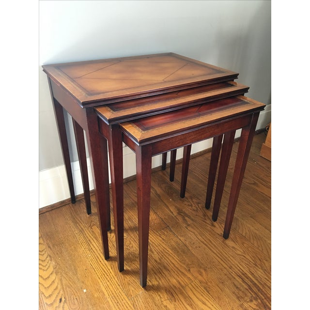 Henredon Heritage Nesting Tables Set of 3 Chairish