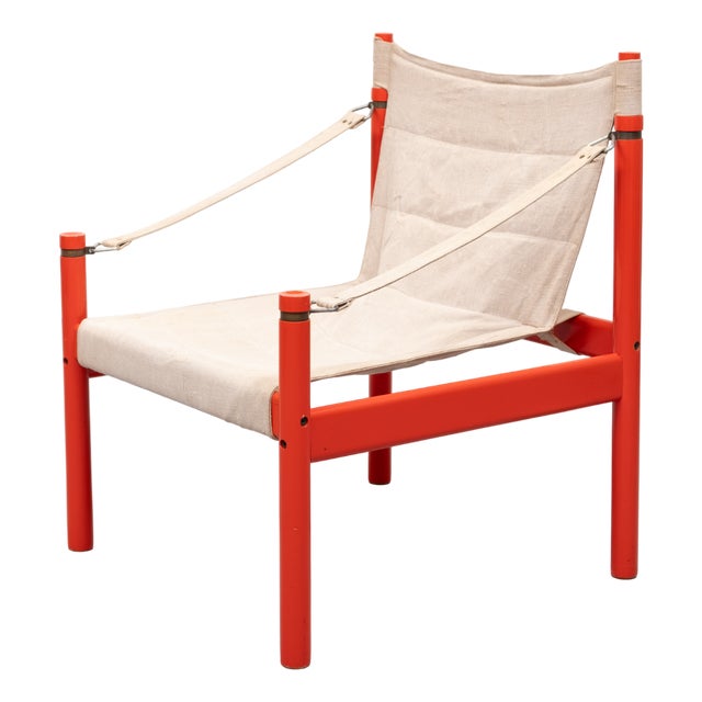 Safari Chair from Erik Wørts Mobelfabrik, Denmark, 1962 For Sale