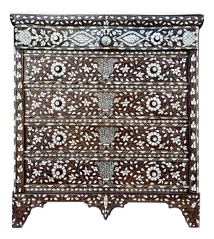 Mid 19th Century Mother of Pearl Inlaid Dresser