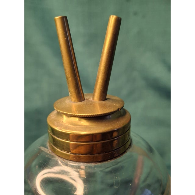Rare Mid 19th Century Eapg Flute Pattern Camphene Fluid Burner Lamp Weighted Bronze Base For Sale - Image 9 of 11
