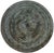 Southeast Asian hollow bronze rain drum with verdigris patina, engraved handles, and intricate geometric patterns. The top...
