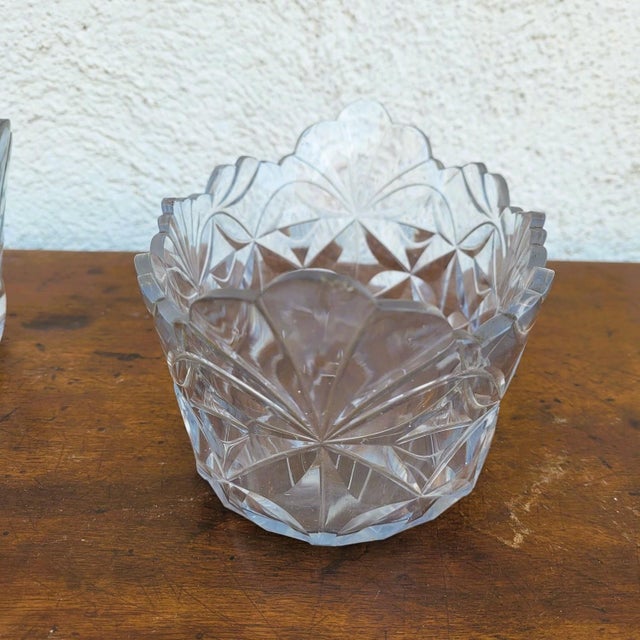 Antique Cut Crystal Cups, 1800s, Set of 2 For Sale - Image 16 of 17