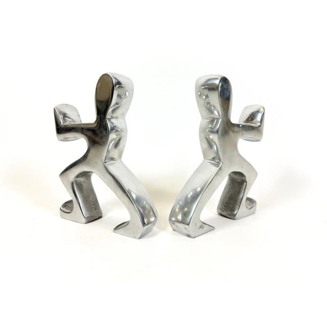 Heavy aluminum castings, precision-polished. The design draws inspiration from Keith Haring’s iconic line work. These are...