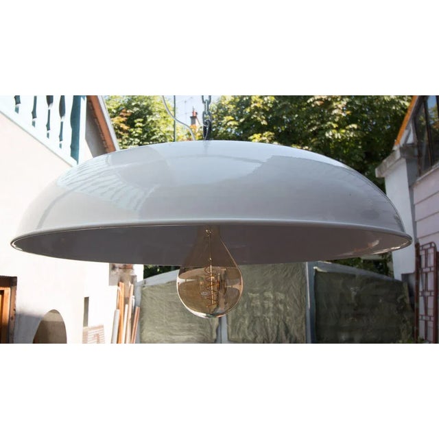 Large Industrial Ceiling Lamp, 1950s For Sale - Image 12 of 12