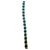 15 Carat Natural Emerald & 2.2 Carat Diamond Tennis Bracelet 14 Kt White Gold For Sale - Image 4 of 8
