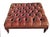 Oversized Tufted Chesterfield Leather Plantation Ottoman -Vicente Wolf Collection For Sale - Image 10 of 18