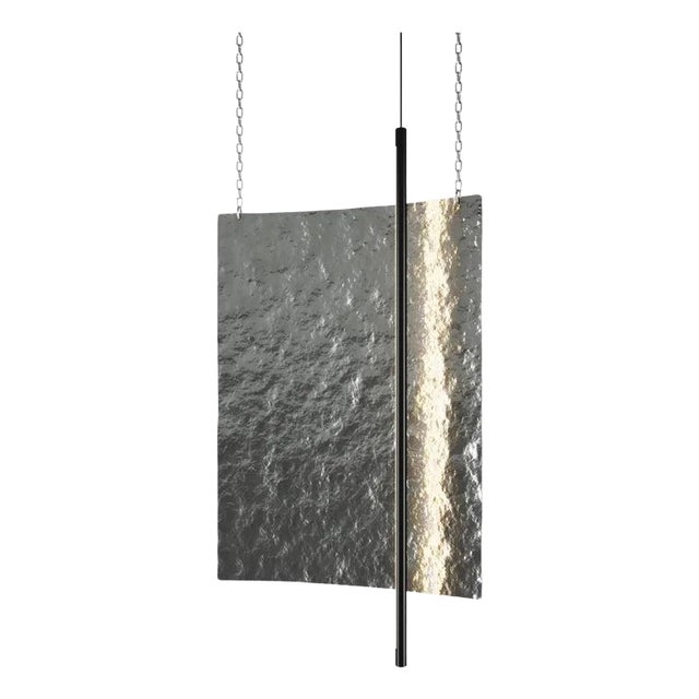 Modern Ceiling Pendant Light - Led Panel Lamp - Water Ripple - Large For Sale