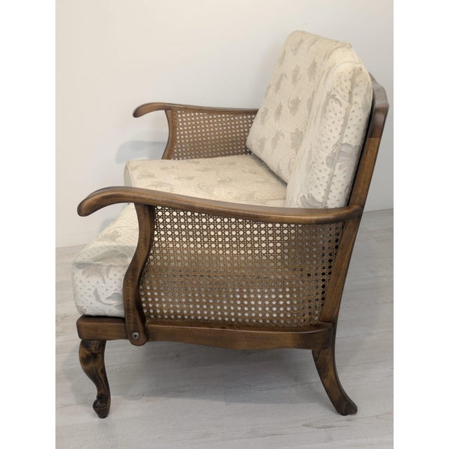 Vintage Louis Sofa with Woven Sides, 1965 For Sale - Image 12 of 18