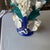 1970s Pair of Large Vintage Italian Floral Vases For Sale - Image 5 of 8