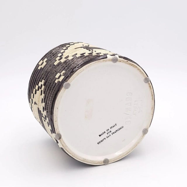 Set 3 Vintage Cache Pots Inspired by Indian Design, Circa 1970 For Sale - Image 9 of 12