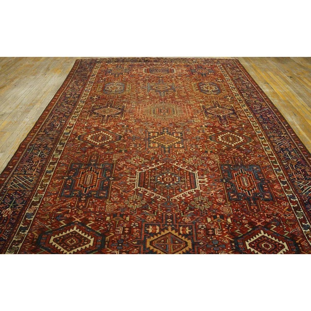 Antique Persian Karajeh Rug 7' 4'' x 16' 0'' For Sale - Image 12 of 12