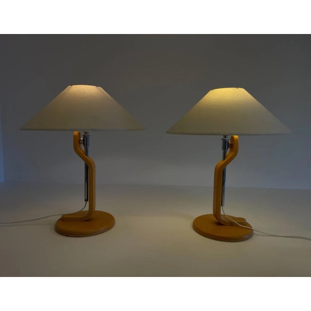 Scandinavian Modern Grevie Table Lamps by Lars Bessfel for Ateljé Lyktan, 1980s, Set of 2 For Sale - Image 11 of 15
