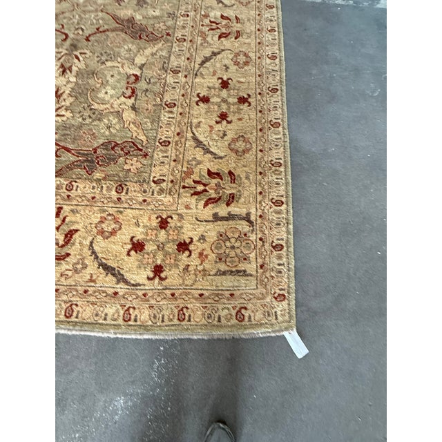 Textile 12 Ft X 18 Ft Sultanabad Design Traditional Wool Area Rug For Sale - Image 7 of 12