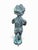 Rustic Vintage-Style Bronze Boy Playing Flute Fountain With Verdigris Patina For Sale - Image 3 of 9