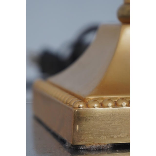 Brass Pair of Laudarte Italian Four-Light Candelabra Lamps For Sale - Image 8 of 15